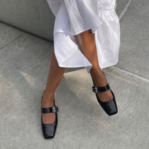 NWOT Dolce Vita Arora Mary Jane Ballet Flats - Picture 3 of 12